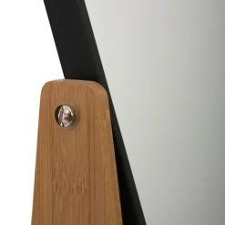 Wastafelaccessoires|Spiegels|Ygo Make-Up Spiegel SINDRE Bamboe Zwart