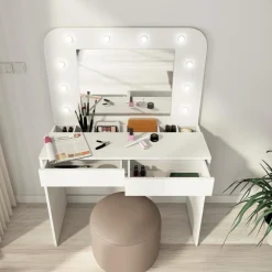 Kaptafels|Ygo Make-uptafel MARIT Wit