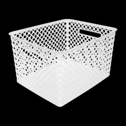 Decoratieve Opbergers|Opbergen|Ygo Mand FOLK RH Poly L Wit