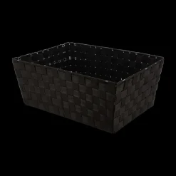 Decoratieve Opbergers|Opbergen|Ygo Mand WOVEN Poly Zwart L