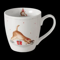 Servies|Kerst|Ygo Mok DOGGIES Hond 480ml Pors. Ass