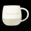 Servies|Ygo Mok I LOVE YOU LATTE 340ml Beige
