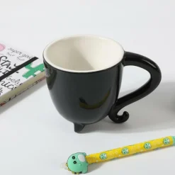 Servies|Ygo Mok Up&Down BLACK CAT Zwart