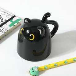 Servies|Ygo Mok Up&Down BLACK CAT Zwart