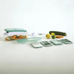 Kookaccessoires|Ygo Multi Groentensnijder MANDOLA Wit/Groen Ass.