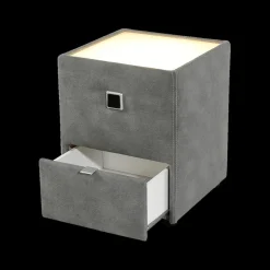 Nachttafels|Ygo Nachttafel ASTEN Microvezel 411/19 Grijs