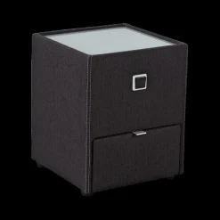 Nachttafels|Ygo Nachttafel ASTEN Stof 466/09 Antraciet