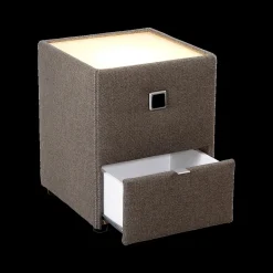 Nachttafels|Ygo Nachttafel ASTEN Stof 474/08 Bruin