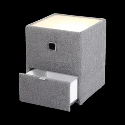 Nachttafels|Ygo Nachttafel ASTEN Stof 474/19 Grijs