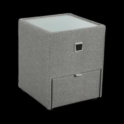 Nachttafels|Ygo Nachttafel ASTEN Stof 142/09 Grijs