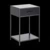 Nachttafels|Ygo Nachttafel BOKSKAP Ash Black