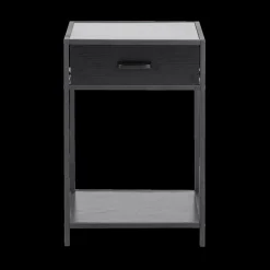 Nachttafels|Ygo Nachttafel BOKSKAP Ash Black