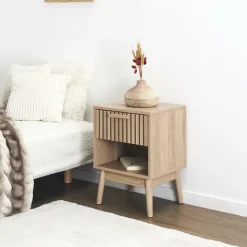 Nachttafels|Ygo Nachttafel CALUNA Naturel