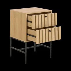 Nachttafels|Ygo Nachttafel FIEBE 2L Decor Eik B46