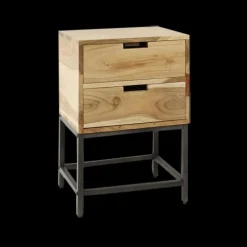 Nachttafels|Ygo Nachttafel FLORIEN Massief Acacia