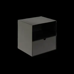 Nachttafels|Ygo Nachttafel Hangend MAYRA Zwart