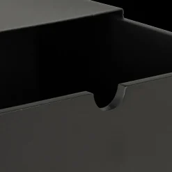 Nachttafels|Ygo Nachttafel Hangend MAYRA Zwart