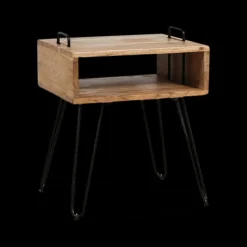 Nachttafels|Ygo Nachttafel QUINCE Massief acacia natur