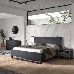 Nachttafels|Ygo Nachttafel WATFORD Nox Zwart