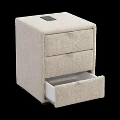 Nachttafels|Ygo Nachttafel WEERT Chenille Beige