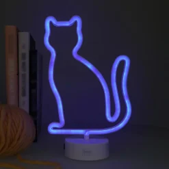 Decoratieve Accessoires|Kinderverlichting|Ygo Neon Effect Led Lamp Kitty