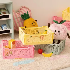 Decoratieve Accessoires|Tapijten |Ygo Opbergbox CELLIA L Roze