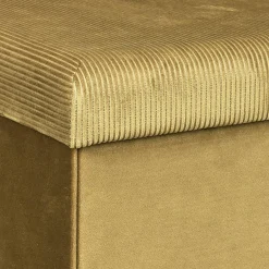 Opbergboxen|Decoratieve Opbergers|Ygo Opbergpouf FLIRAX VK Oker