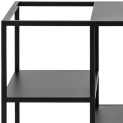 Opbergrekken & -Trolleys|Keukenrekjes|Ygo Opbergtrolley 3 leggers SPARROW Metaal Zwart