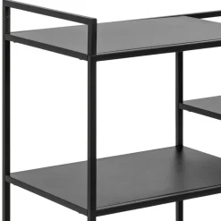 Opbergrekken & -Trolleys|Keukenrekjes|Ygo Opbergtrolley 3 leggers SPARROW Metaal Zwart