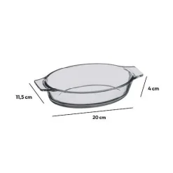 Keukenaccessoires|Kookaccessoires|Ygo Ovenschaal GOURMET 0.4L Ovaal Glas