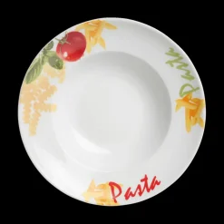 Servies|Ygo Pastabord Tekst Pasta Deco Multi