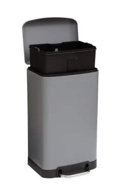 Vuilbakken|Ygo Pedaalemmer AGDA RH 30L D.Grijs