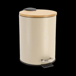 Vuilbakken|Ygo Pedaalemmer ALIRE 2,5l Met. Taupe/Bamboe