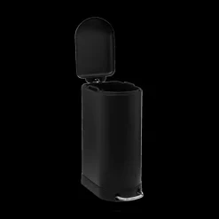 Vuilbakken|Ygo Pedaalemmer CARVIA Afgerond 30L Zwart