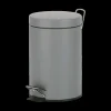 Vuilbakken|Ygo Pedaalemmer MONACO 3l Met. Lichtgrijs