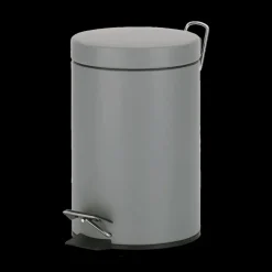 Vuilbakken|Ygo Pedaalemmer MONACO 3l Met. Lichtgrijs