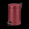 Vuilbakken|Ygo Pedaalemmer MONACO 3L Metaal Bordeaux