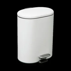 Vuilbakken|Ygo Pedaalemmer TRASH 6l Wit
