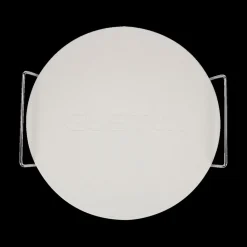 Kookaccessoires|Bakaccessoires|Ygo Pizzabaksteen PIZZAL Rond M/Handvat Wit