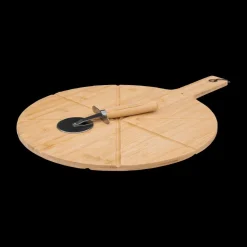 Servies|Kookaccessoires|Ygo Pizzaplank PIZANO Bamboe M/Snijder