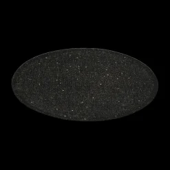 Tafellinnen & -Textiel|Ygo Placemat ELHAR Rond Glitter Zwart