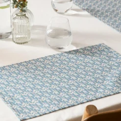 Tafellinnen & -Textiel|Ygo Placemat ENDUIT Blauw