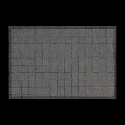 Tafellinnen & -Textiel|Ygo Placemat FLOCH Poly/Kat Zwart