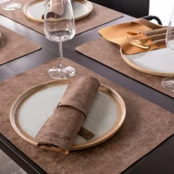 Tafellinnen & -Textiel|Ygo Placemat HARRIS RH Walnut