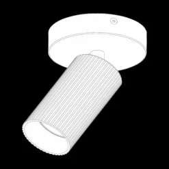 Spots|Ygo Plafondspot CLUBS 1Del. Wit