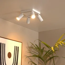 Spots|Ygo Plafondspot CLUBS 4Del. Wit