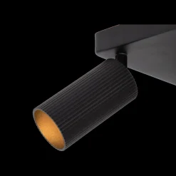 Spots|Ygo Plafondspot CLUBS 4Del. Zwart