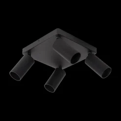 Spots|Ygo Plafondspot CLUBS 4Del. Zwart