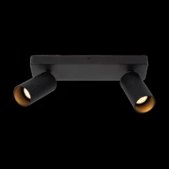 Spots|Ygo Plafondspot CLUBS 2Del. Zwart