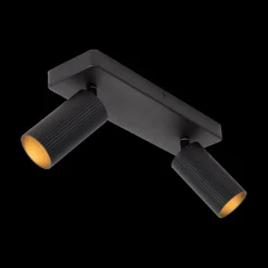 Spots|Ygo Plafondspot CLUBS 2Del. Zwart